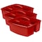 Storex Large Caddy, Red, 3PK 00954U06C - alternate 1